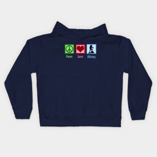 Peace Love Hiking Kids Hoodie